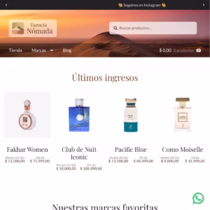 e-commerce desarrollado a medida con WooCommerce